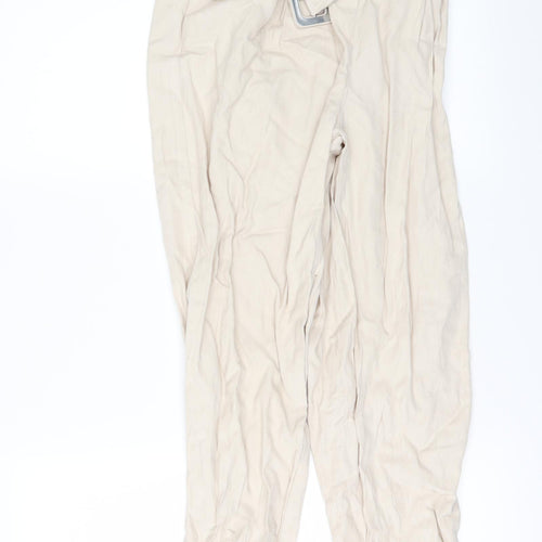 New Look Womens Beige   Trousers  Size 8 L29 in