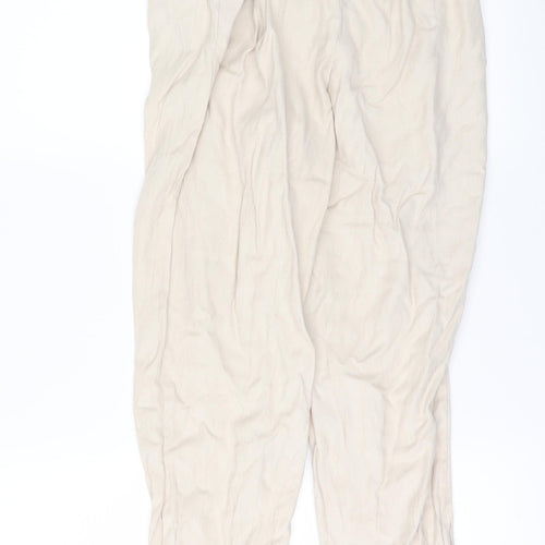 New Look Womens Beige   Trousers  Size 8 L29 in