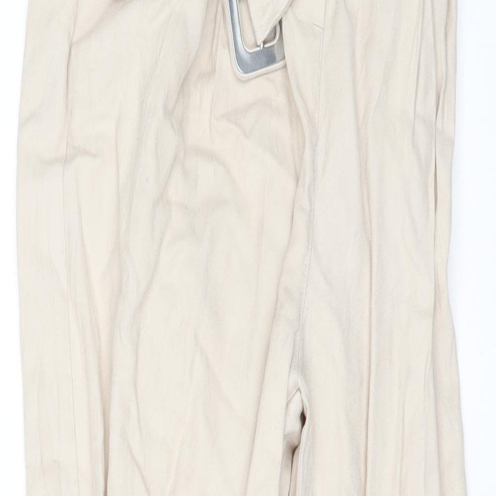 New Look Womens Beige   Trousers  Size 8 L29 in