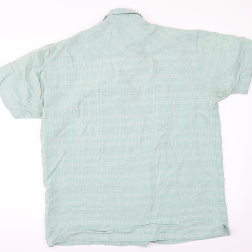 BHS Mens Green    Button-Up Size M