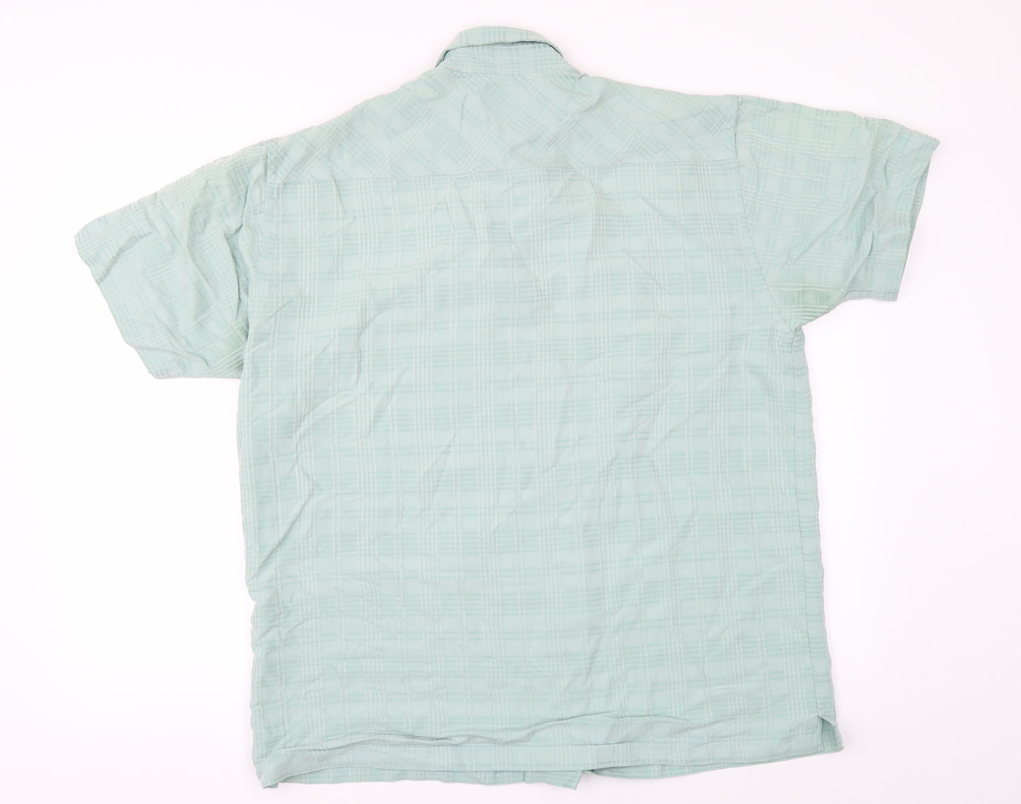 BHS Mens Green    Button-Up Size M