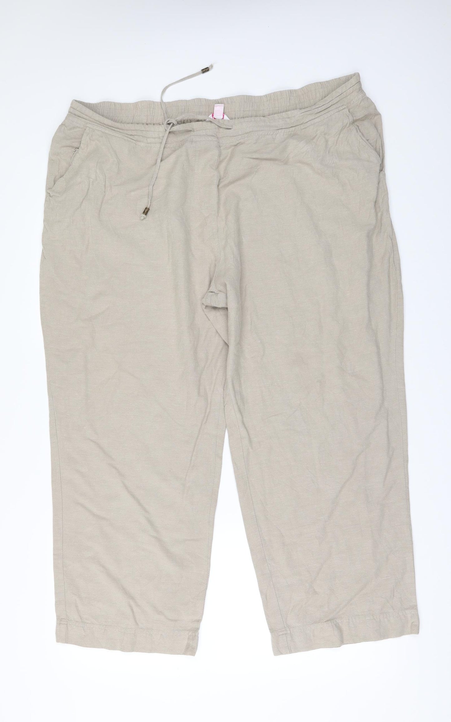 MARISOTA Womens Beige   Trousers  Size 24 L26 in