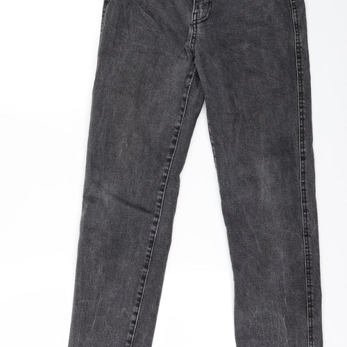 Pull&Bear Womens Grey  Denim Skinny Jeans Size 8 L25 in