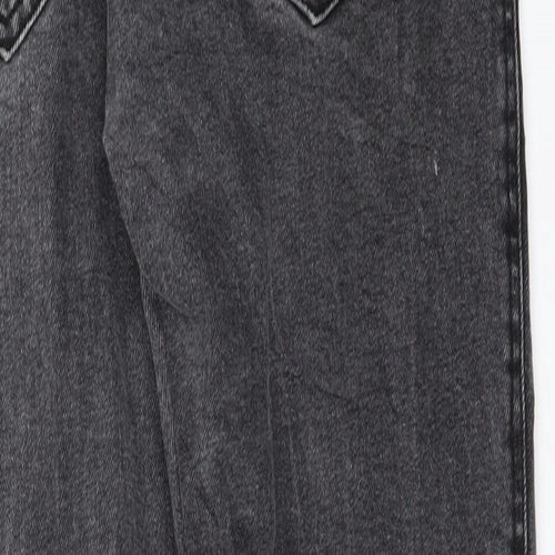 Pull&Bear Womens Grey  Denim Skinny Jeans Size 8 L25 in