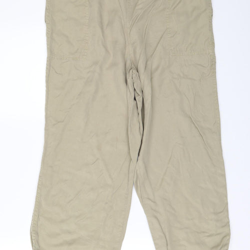 Heteroclite Womens Beige   Trousers  Size 32 in L23 in - Frilled hem