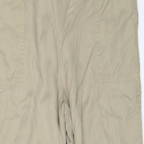 Heteroclite Womens Beige   Trousers  Size 32 in L23 in - Frilled hem