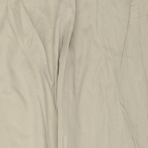 Heteroclite Womens Beige   Trousers  Size 32 in L23 in - Frilled hem