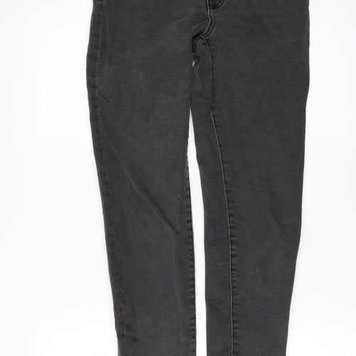Mango Womens Black  Denim Skinny Jeans Size 8 L28 in
