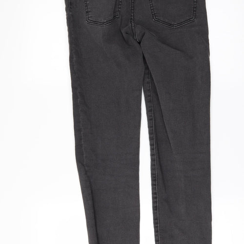 Mango Womens Black  Denim Skinny Jeans Size 8 L28 in