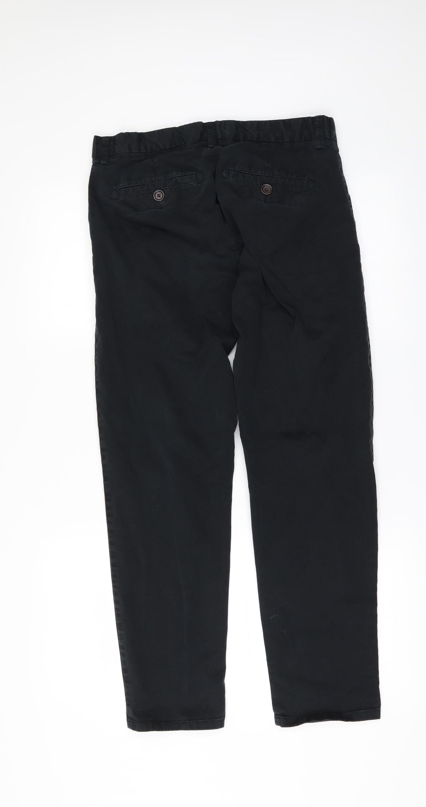 NEXT Mens Black   Trousers  Size 30 in L28 in