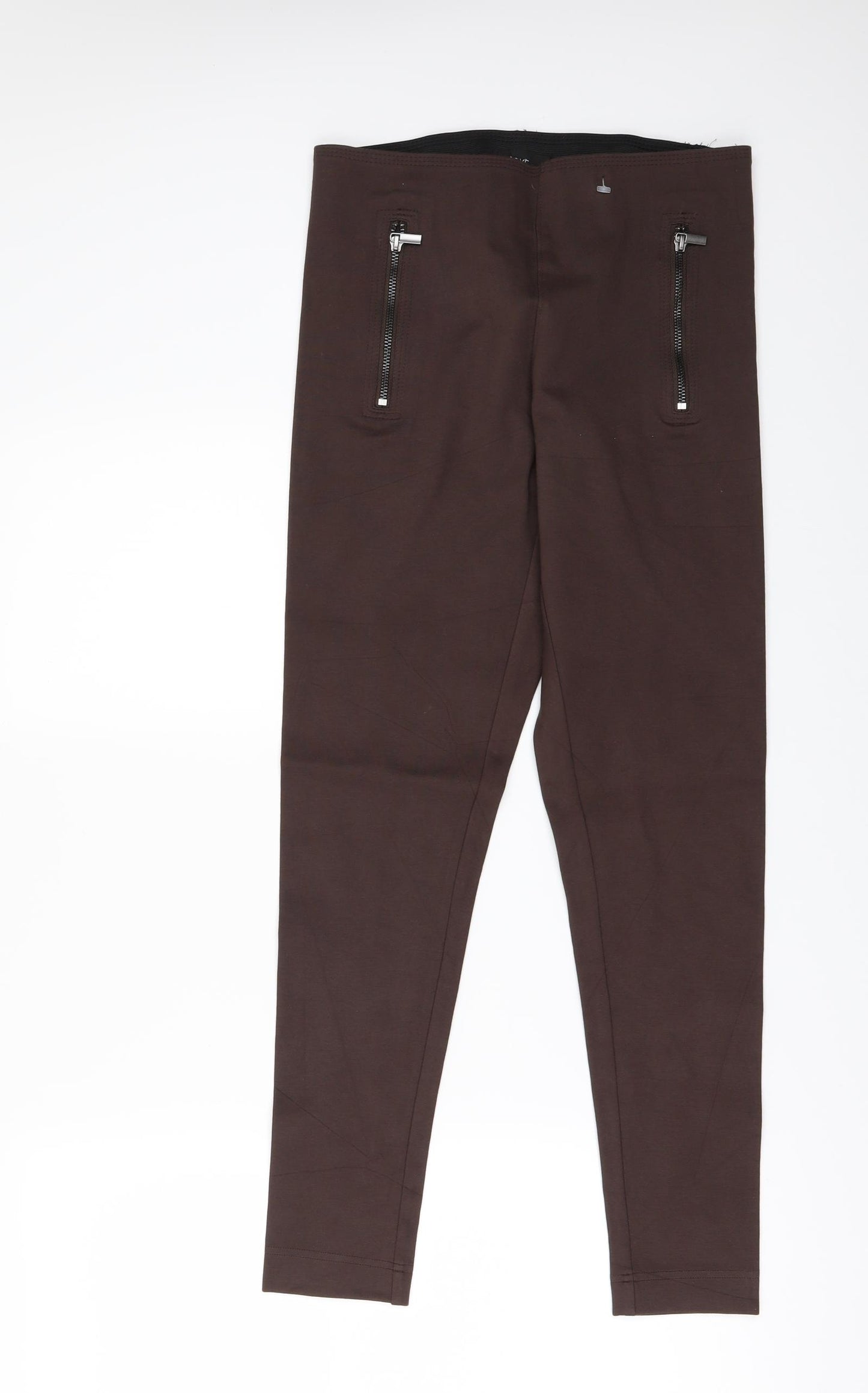 NEXT  Womens Brown   Carrot Leggings Size 10 L27 in
