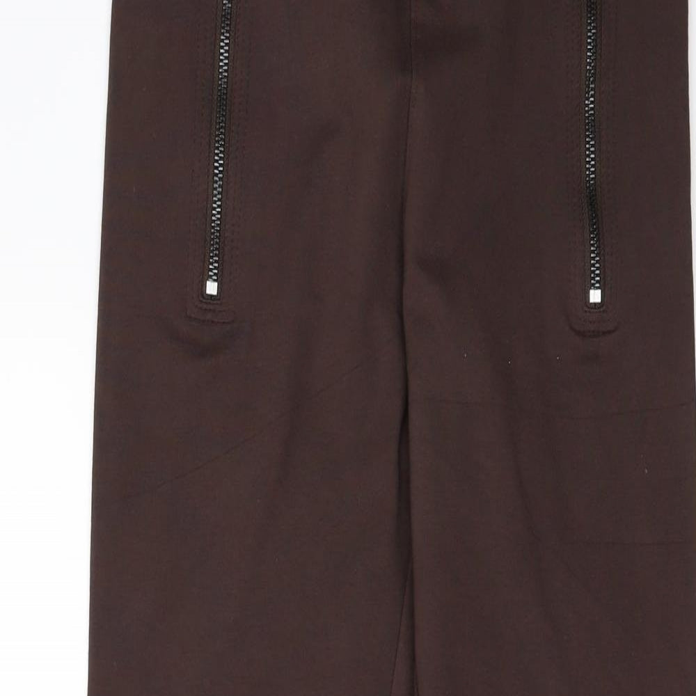 NEXT  Womens Brown   Carrot Leggings Size 10 L27 in
