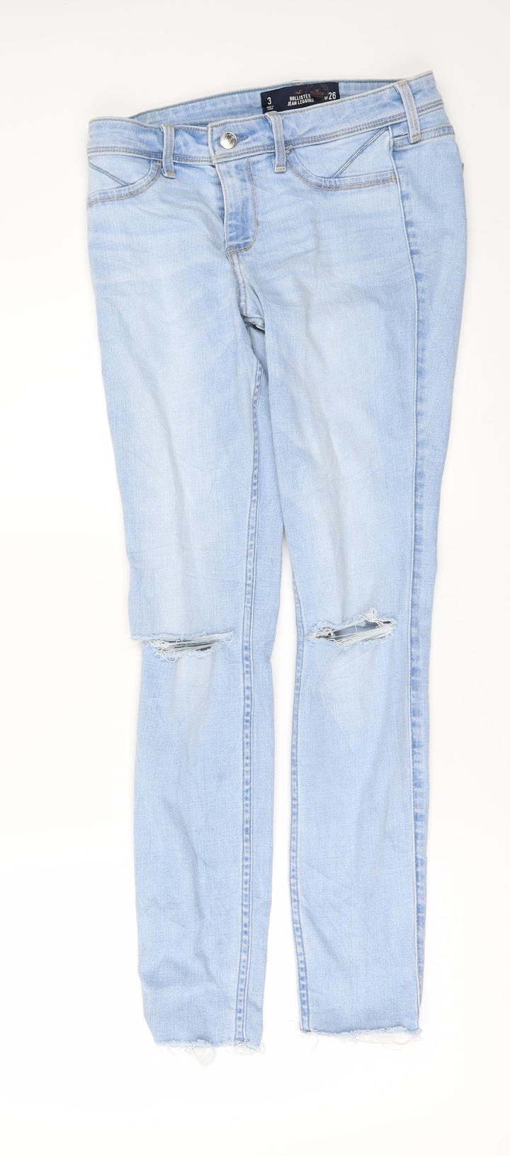 Hollister Womens Blue Denim Skinny Jeans Size 26 in L31 in