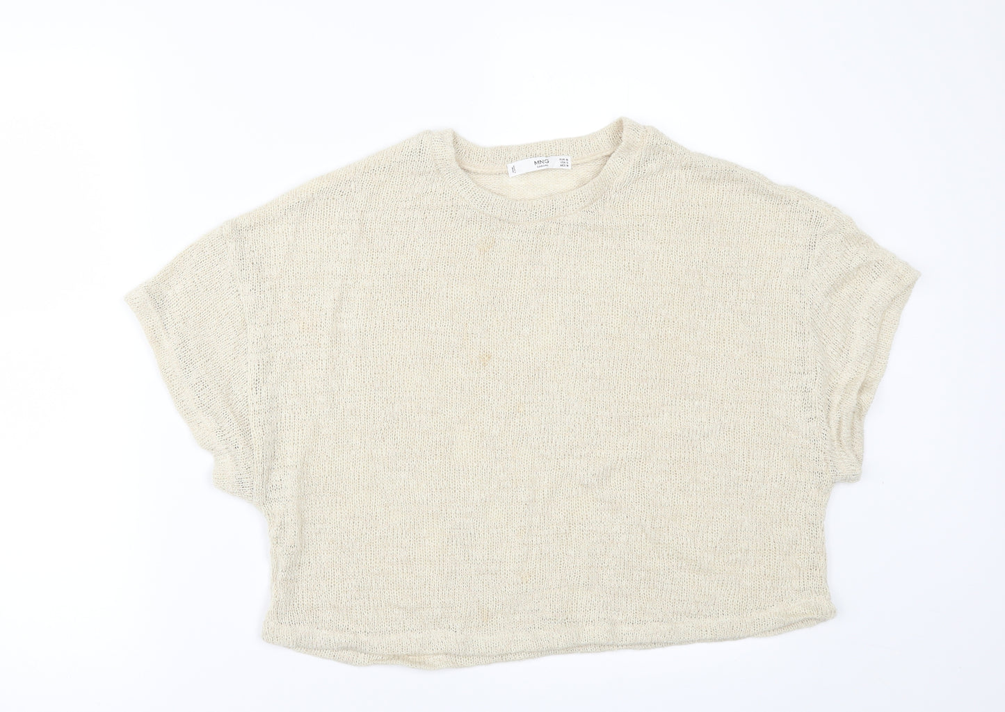 Mng Womens Beige   Pullover Jumper Size M