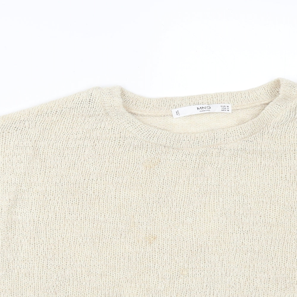 Mng Womens Beige   Pullover Jumper Size M