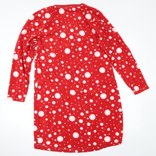 Secret Possesions Womens Red Polka Dot  Top Dress Size 10