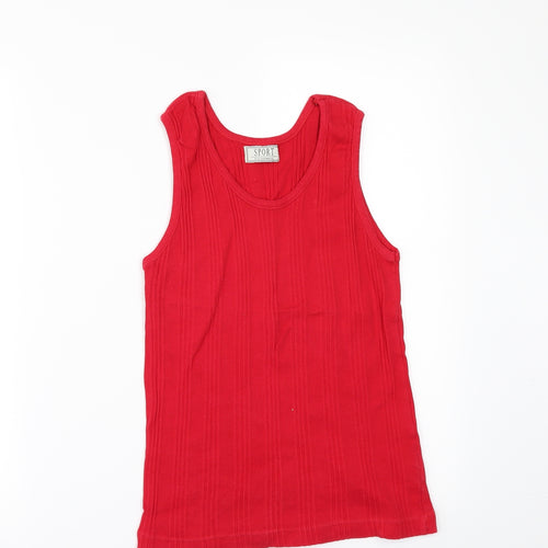 R.I.CLOTHING CO Womens Red   Basic T-Shirt Size XL