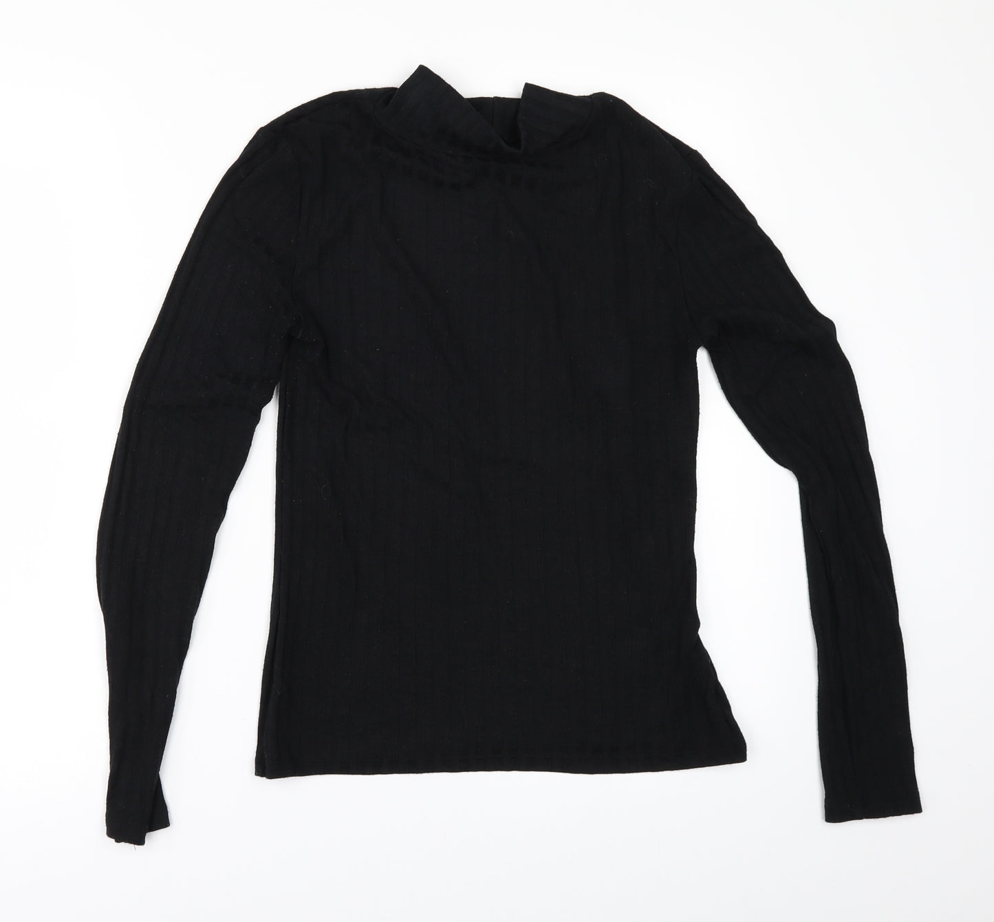 Topshop Womens Black   Basic T-Shirt Size 12