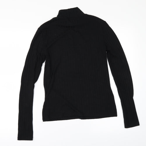 Topshop Womens Black   Basic T-Shirt Size 12