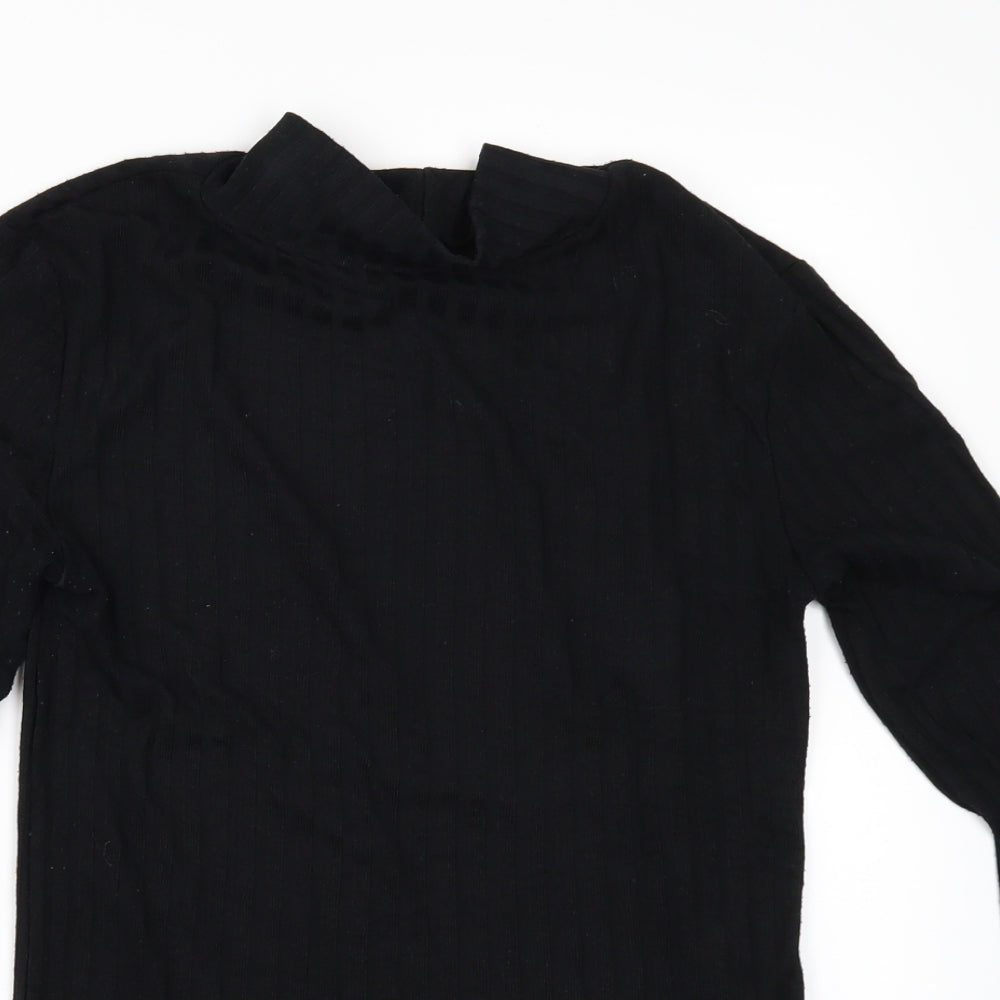 Topshop Womens Black   Basic T-Shirt Size 12