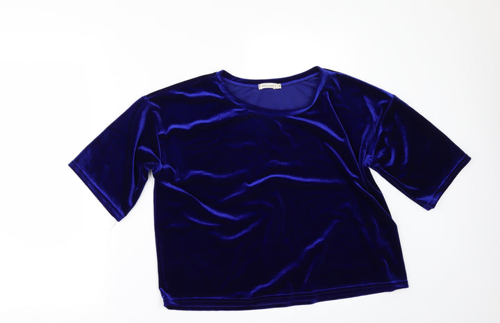 River Island Womens Blue   Basic T-Shirt Size 8