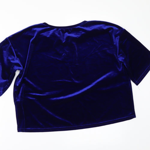 River Island Womens Blue   Basic T-Shirt Size 8