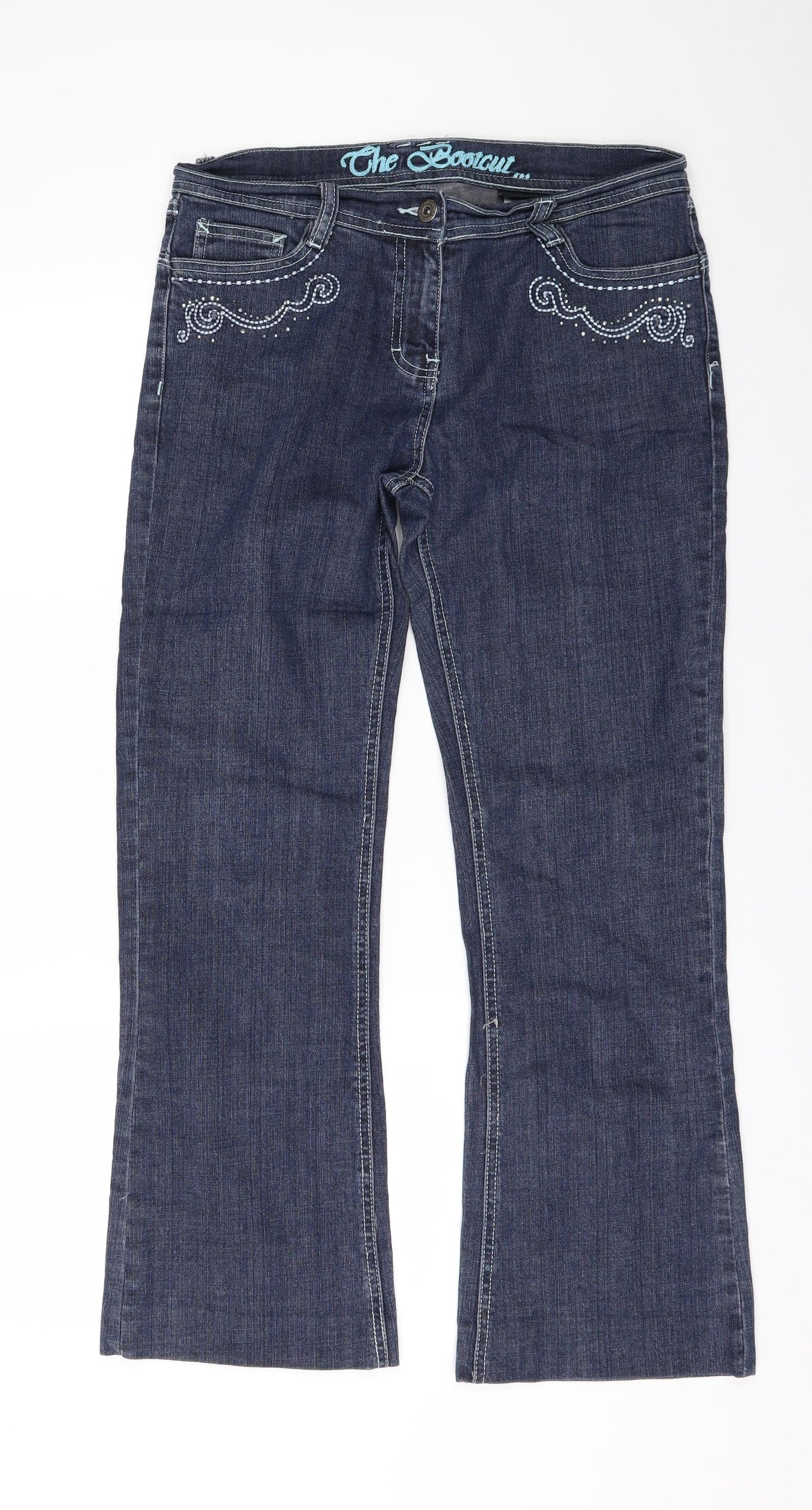 NEXT  Womens Blue  Denim Bootcut Jeans Size 10 L29 in