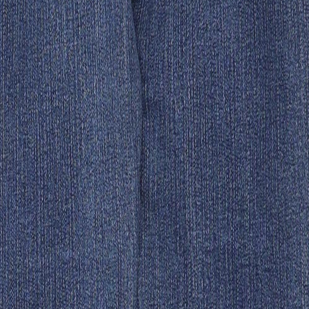 NEXT Womens Blue  Denim Skinny Jeans Size 10 L32 in - shaped hem