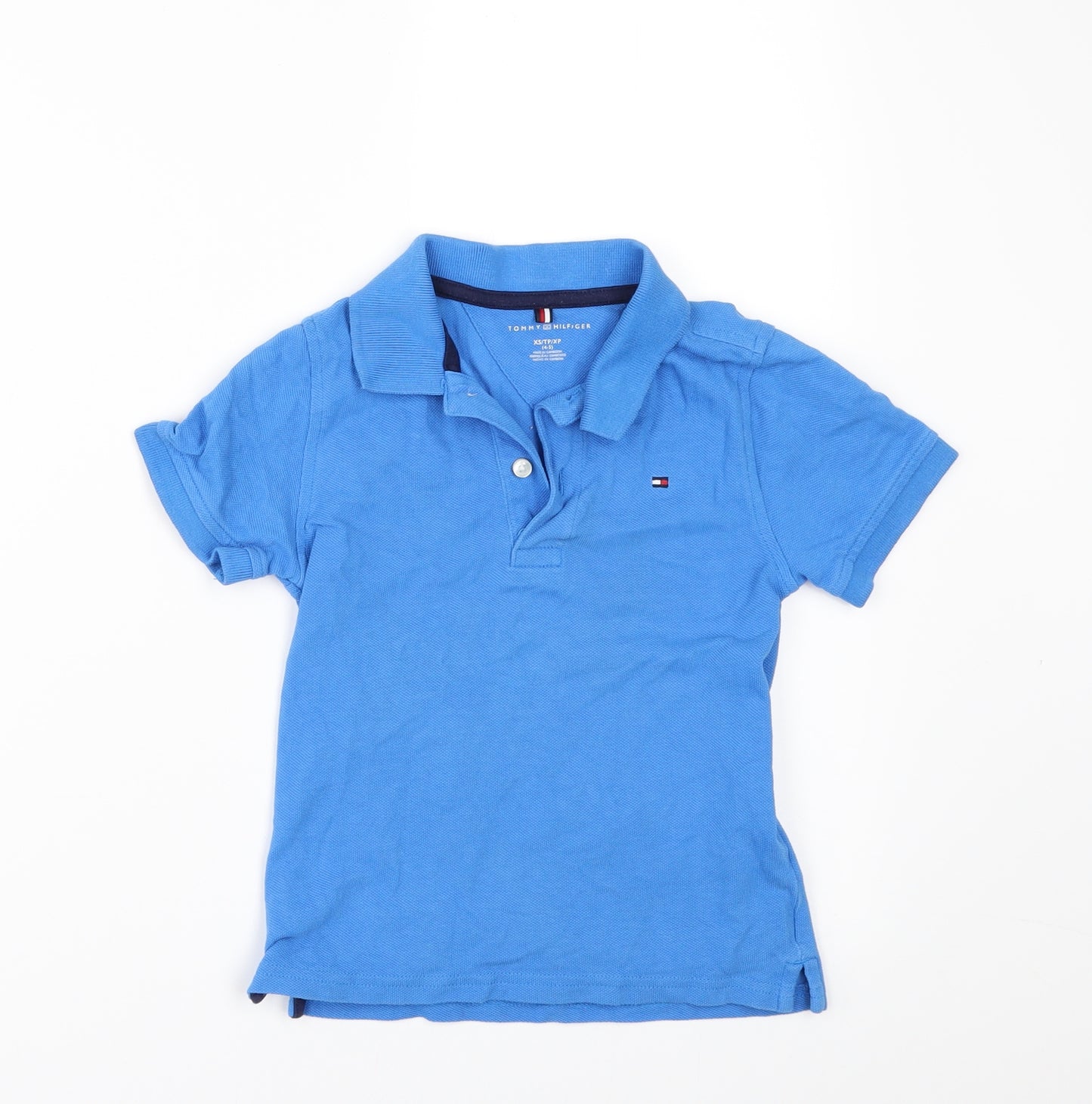 Tommy Hilfiger Boys Blue   Basic Polo Size 4-5 Years