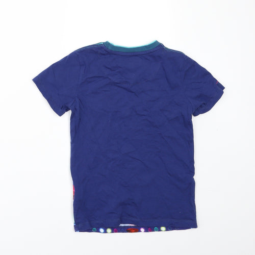 Ted Baker Boys Blue Geometric  Basic T-Shirt Size 4-5 Years