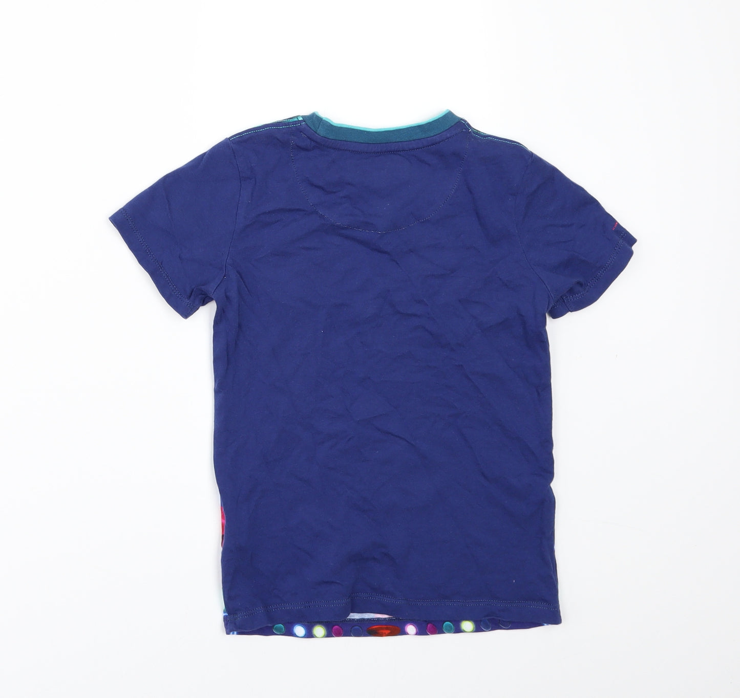 Ted Baker Boys Blue Geometric  Basic T-Shirt Size 4-5 Years