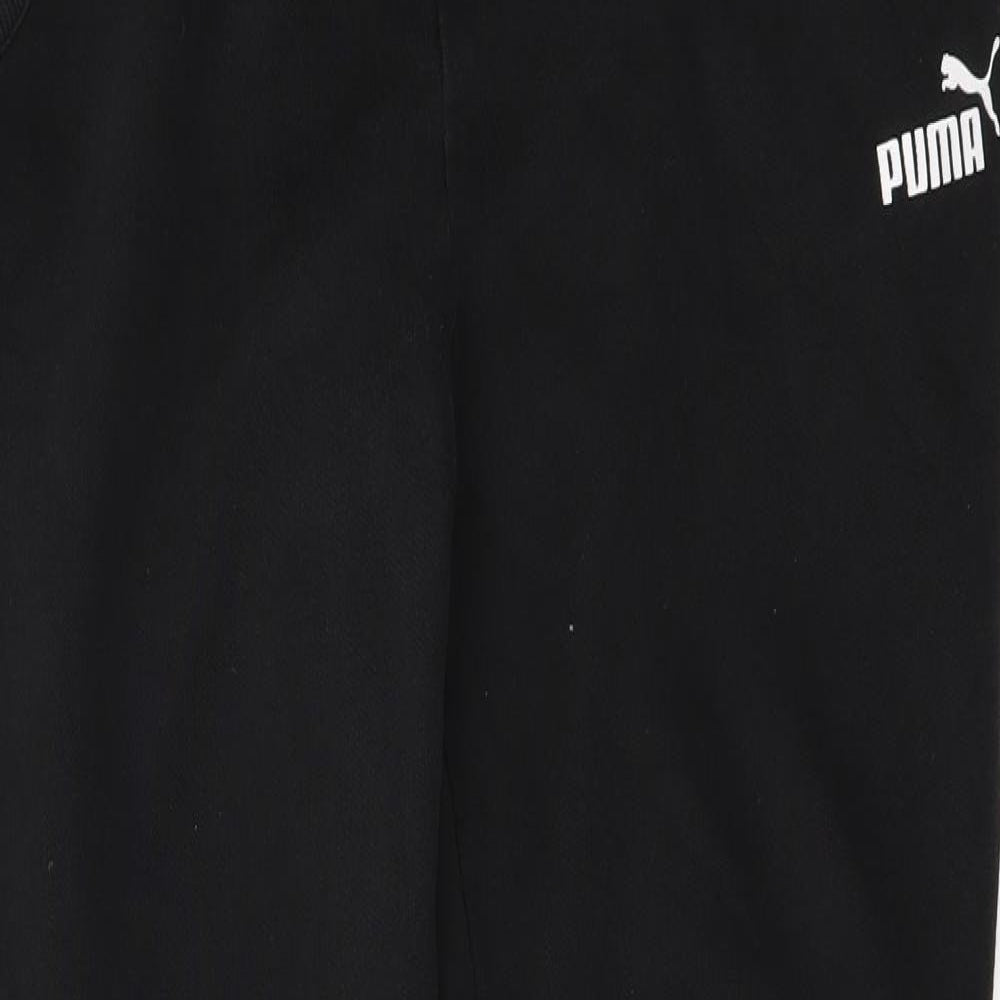 PUMA Mens Black   Jogger Trousers Size L L29 in