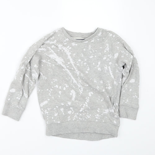 NEXT Girls Green Polka Dot  Pullover Sweatshirt Size 3-4 Years