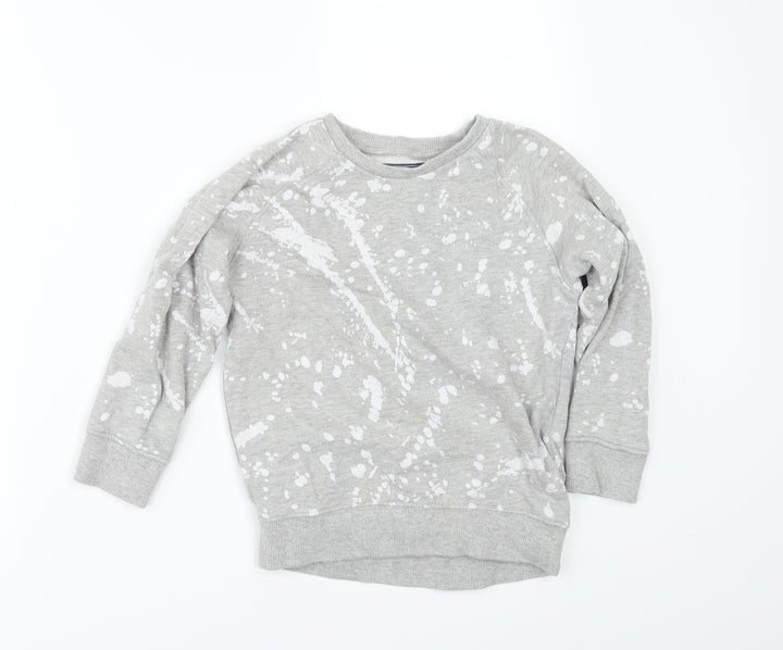 NEXT Girls Green Polka Dot  Pullover Sweatshirt Size 3-4 Years
