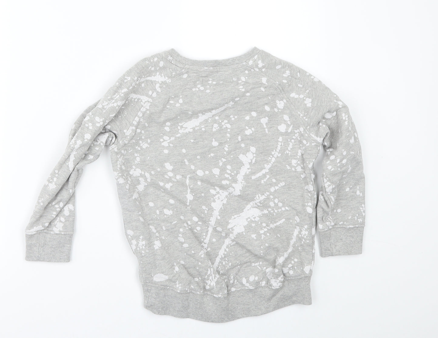 NEXT Girls Green Polka Dot  Pullover Sweatshirt Size 3-4 Years