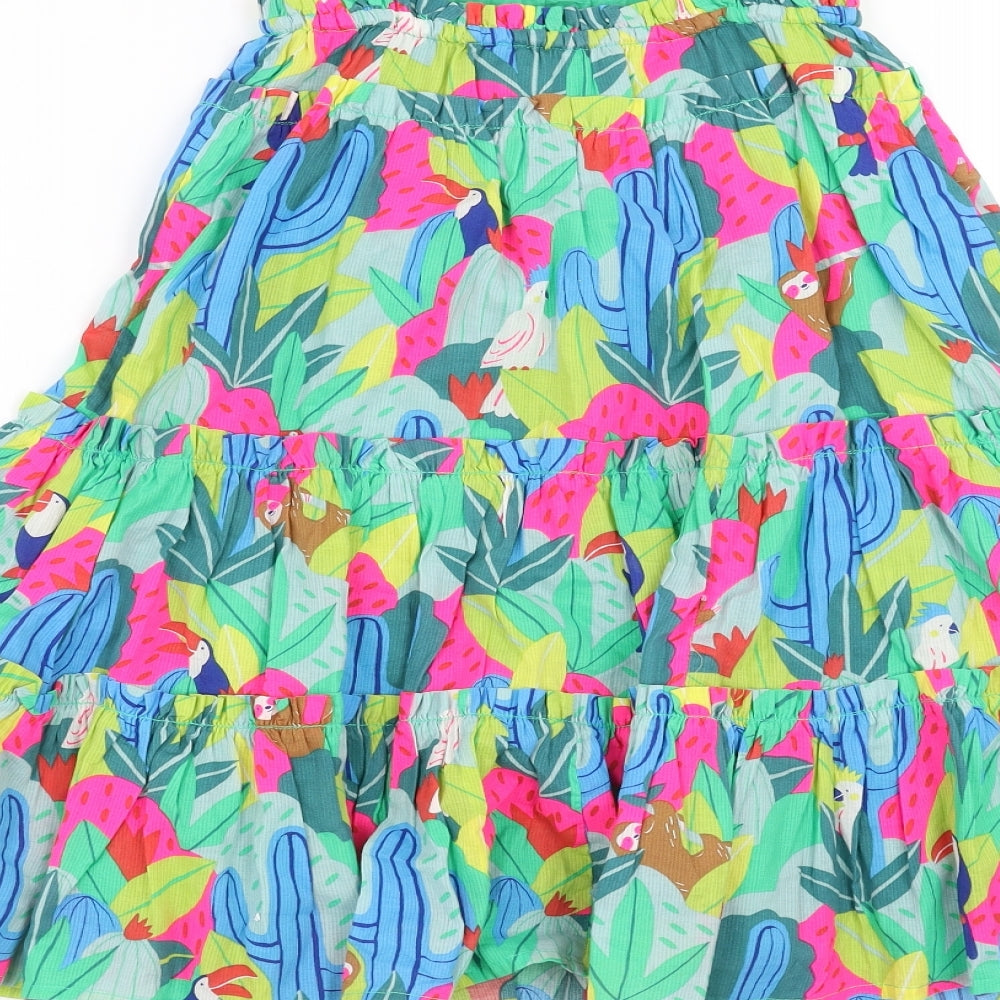 Mini Boden Girls Multicoloured   Trapeze & Swing  Size 5-6 Years  - Tropical Print