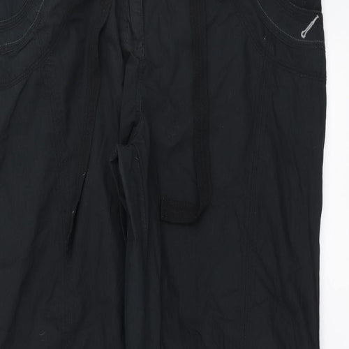 Dorothy Perkins Womens Black   Cargo Trousers Size 18 L31 in