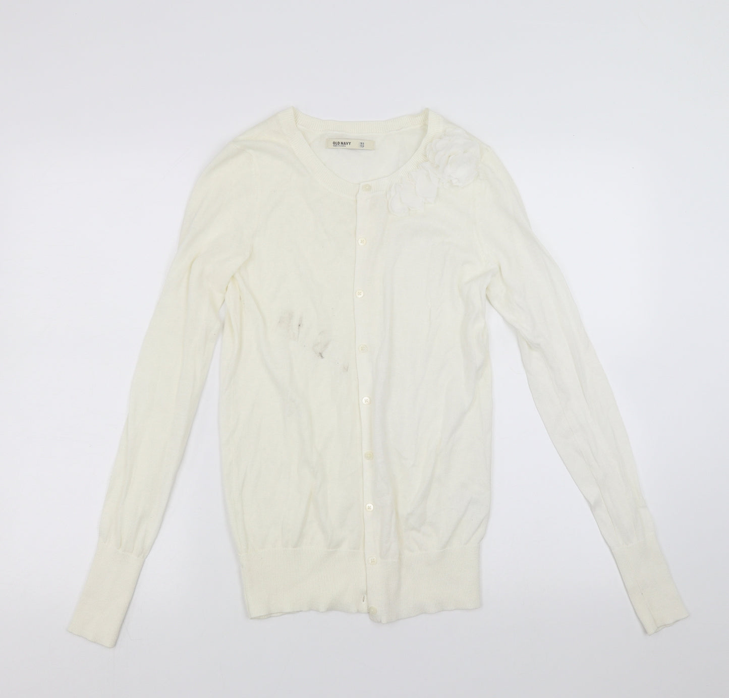 Old Navy Womens White   Cardigan Jumper Size XS