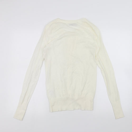 Old Navy Womens White   Cardigan Jumper Size XS