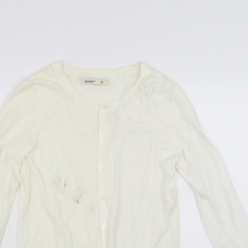 Old Navy Womens White   Cardigan Jumper Size XS