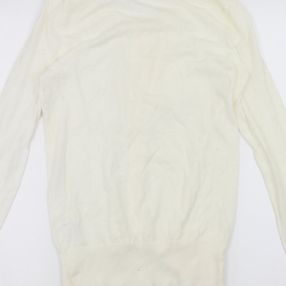 Old Navy Womens White   Cardigan Jumper Size XS