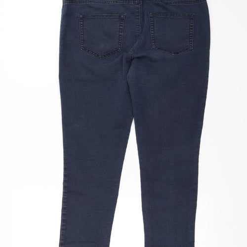 Preworn Womens Blue  Denim Jegging Jeans Size 32 in L25 in