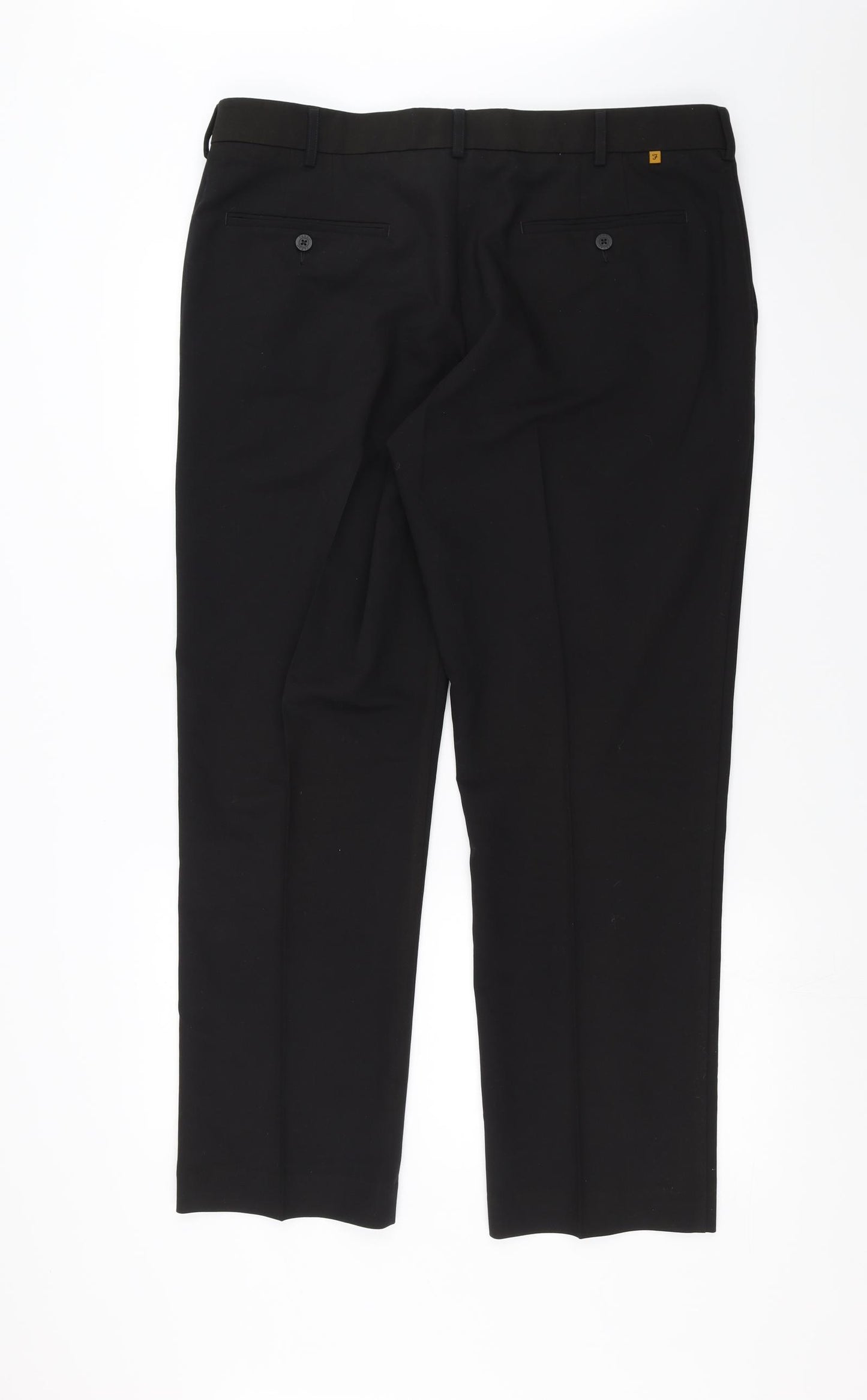 Farah Mens Black   Trousers  Size 38 in L29 in