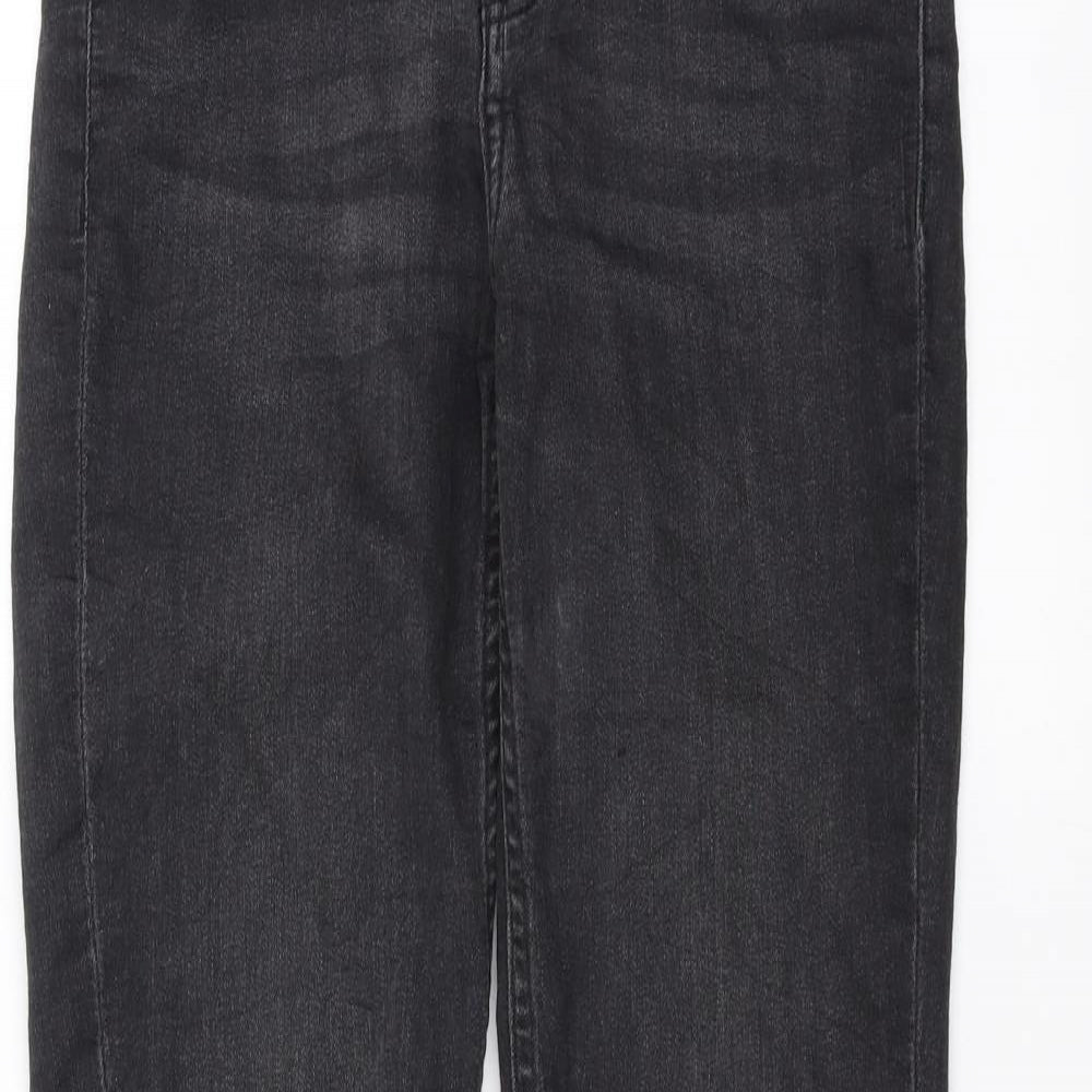 Preworn Womens Grey  Denim Skinny Jeans Size 26 in L29 in