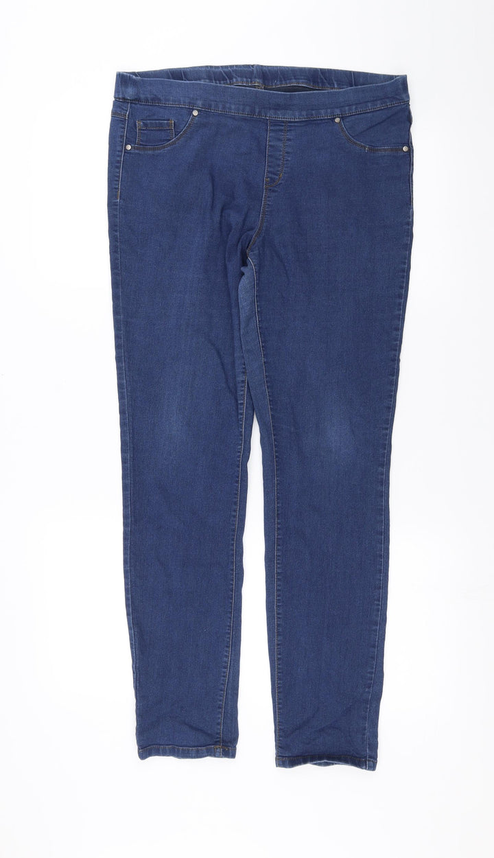 Preworn Womens Blue Denim Jegging Jeans Size 32 in L29 in