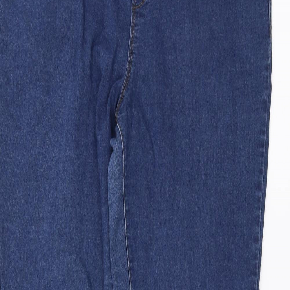 Preworn Womens Blue  Denim Jegging Jeans Size 32 in L29 in