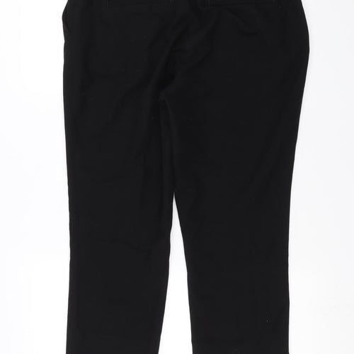 H&M Womens Black   Trousers  Size 14 L25 in