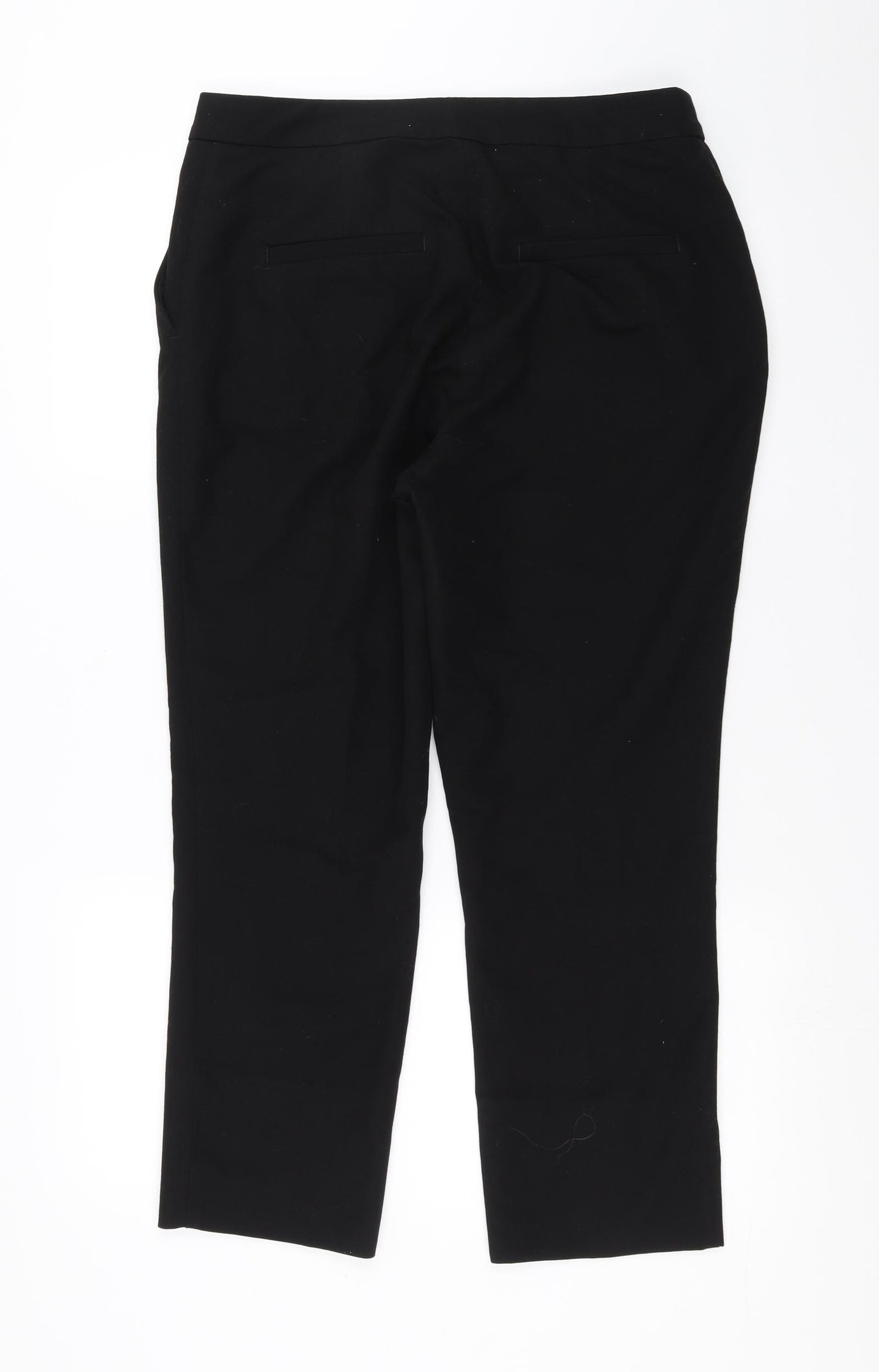 H&M Womens Black   Trousers  Size 14 L25 in