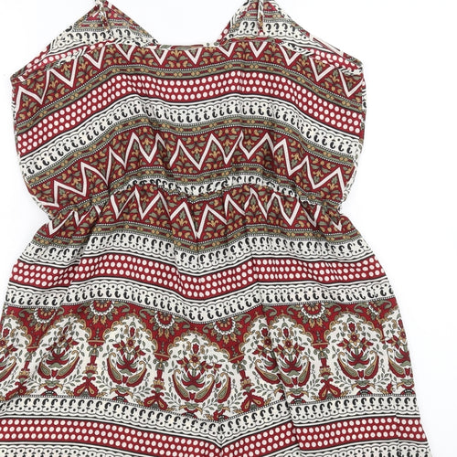 Staring at Stars Womens Multicoloured Floral  Playsuit One-Piece Size L