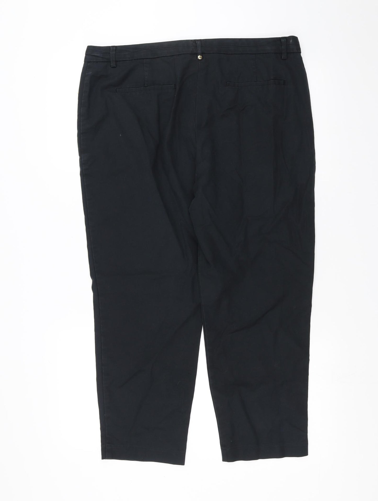 Marks and Spencer Womens Black   Trousers  Size 16 L23 in - short leg